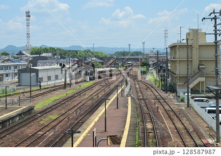 美濃太田駅のプラットホーム(高山本線・太多線・長良鉄道) 美濃太田駅のプラットホーム(高山本線・太多線・長良鉄道) 128587987