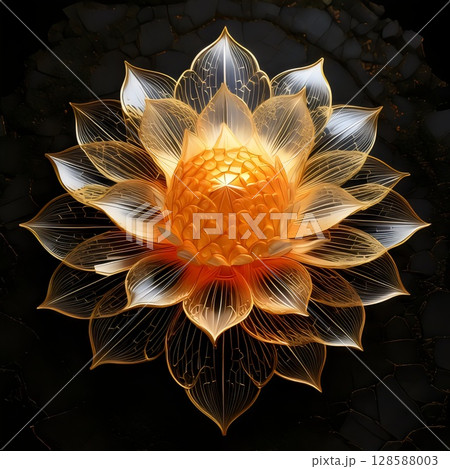 fractal illustration of bright background fractal illustration of bright background 128588003
