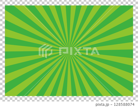 簡單的綠色旭日 128588074