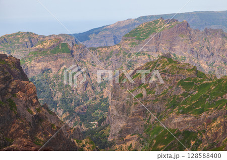 Pico do Arieiro, Madeira Island, Portugal. Mountainous landscape 128588400