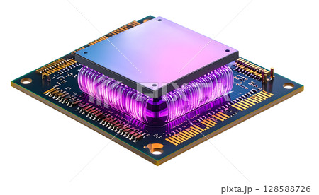 High Performance CPU Processor On Circuit Board High Performance CPU Processor On Circuit Board 128588726