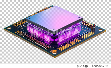 High Performance CPU Processor On Circuit Board High Performance CPU Processor On Circuit Board 128588726