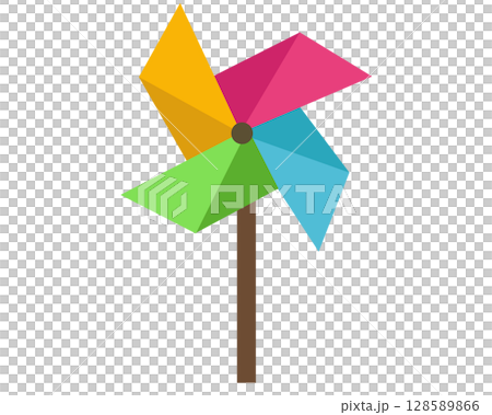 Pinwheel, windmill. Vector illustration Pinwheel, windmill. Vector illustration 128589866