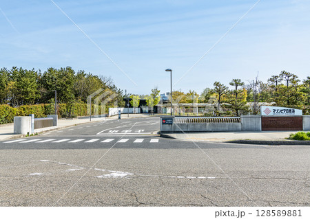 新潟県新潟市　快晴の新潟市水族館マリンピア日本海 128589881