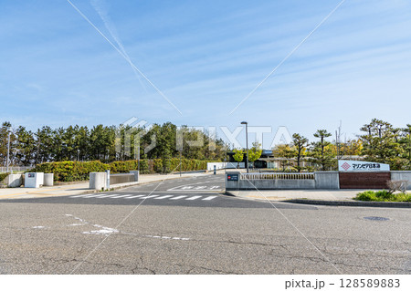 新潟県新潟市　快晴の新潟市水族館マリンピア日本海 128589883