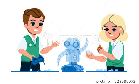 ai technology robotics school education vector 128589972
