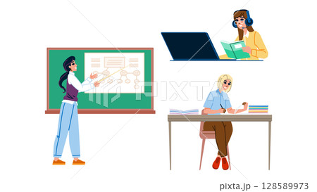leader teacher woman vector 128589973
