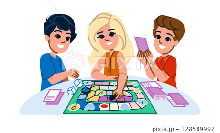 game playing board games vector 128589997