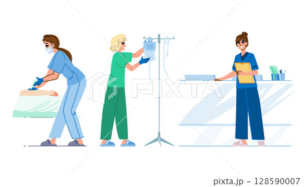 compassion nurse woman vector compassion nurse woman vector 128590007