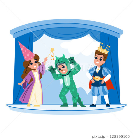 theater acting drama hobby kid vector 128590100