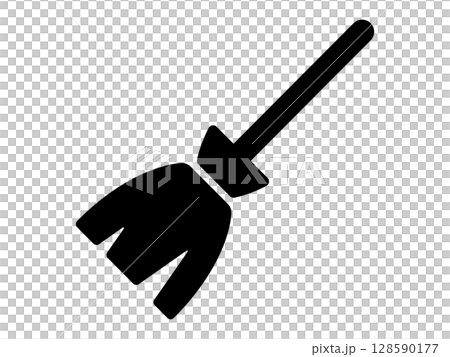 Witch broom icon monochrome 128590177