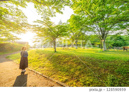 四大観 偉観 多聞山(七ヶ浜町)松島四大観 芝生の開放感がある広場 四大観 偉観 多聞山(七ヶ浜町)松島四大観 芝生の開放感がある広場 128590939