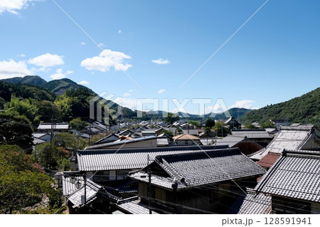 滋賀県米原市_中山道醒井宿_加茂神社からの景色2_2024年9月 滋賀県米原市_中山道醒井宿_加茂神社からの景色2_2024年9月 128591941