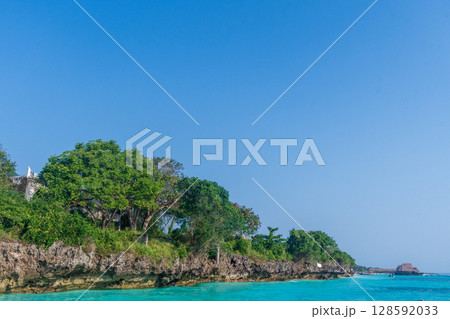 The coast of northern Zanzibar 128592033