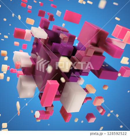 Harmony in Motion: Geometric Dreams in Purple and Pink Harmony in Motion: Geometric Dreams in Purple and Pink 128592522