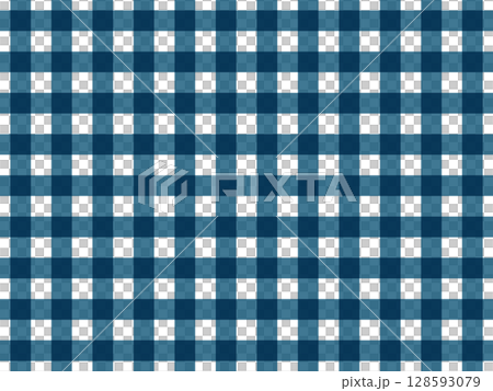 藍色のギンガムチェック 藍色のギンガムチェック 128593079