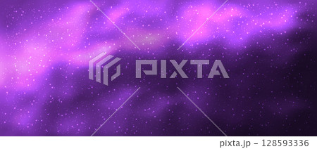 Sky galaxy cloud with Nebula and stars dark night background vector 128593336