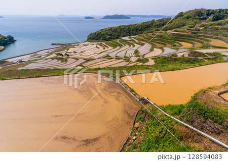 《長崎県》土谷棚田・日本の原風景 128594083