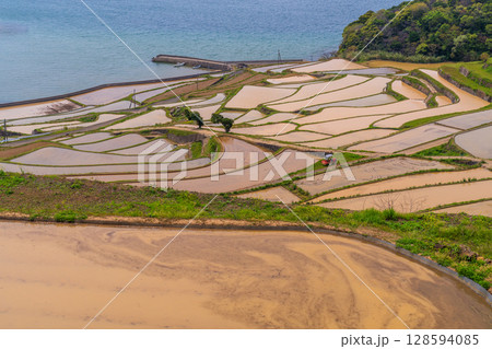 《長崎県》土谷棚田・日本の原風景 128594085