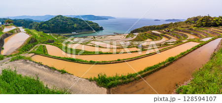 《長崎県》土谷棚田・日本の原風景 128594107