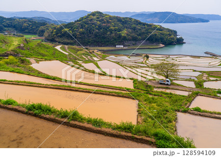《長崎県》土谷棚田・日本の原風景 128594109