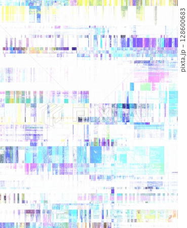 Abstract Colorful Digital Glitch Art Background 128600683