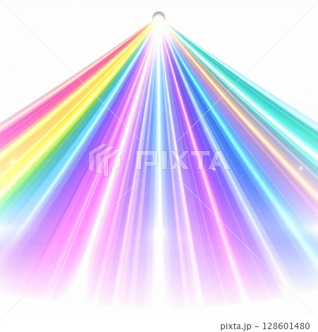 Vibrant Rainbow Light Rays Abstract Background Vibrant Rainbow Light Rays Abstract Background 128601480