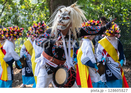 肥前佐賀の伝統芸能 面浮立 肥前佐賀の伝統芸能 面浮立 128605827
