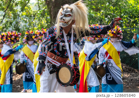 肥前佐賀の伝統芸能　面浮立 128605840