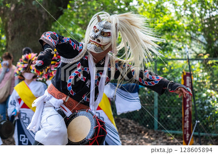 肥前佐賀の伝統芸能 面浮立 肥前佐賀の伝統芸能 面浮立 128605894