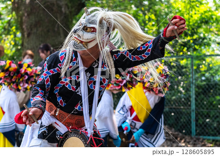 肥前佐賀の伝統芸能　面浮立 128605895