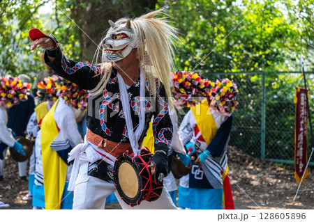 肥前佐賀の伝統芸能 面浮立 肥前佐賀の伝統芸能 面浮立 128605896
