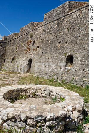 castle of Porto Palermo, near Himara city, Albanian riviera castle of Porto Palermo, near Himara city, Albanian riviera 128607054
