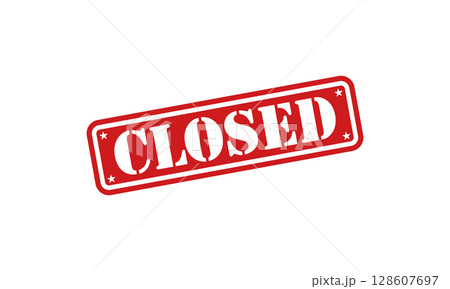 Closed Stamp 128607697