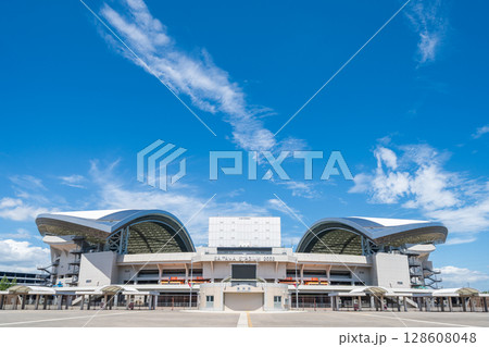 「埼玉県」埼玉スタジアム2002の風景　夏 128608048