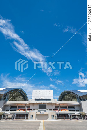 「埼玉県」埼玉スタジアム2002の風景　夏 128608050