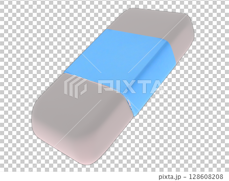 A sand eraser for erasing ballpoint pen marks at work or in school 128608208