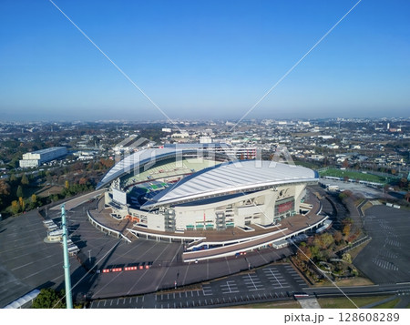 空撮「埼玉県」さいたまスタジアム2002の風景 128608289