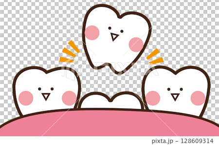 cute tooth character cute tooth character 128609314