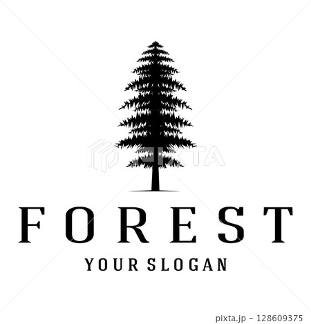 simple pine or fir tree logo,evergreen.for pine forest,adventurers,camping,nature,badges and business.vector simple pine or fir tree logo,evergreen.for pine forest,adventurers,camping,nature,badges and business.vector 128609375