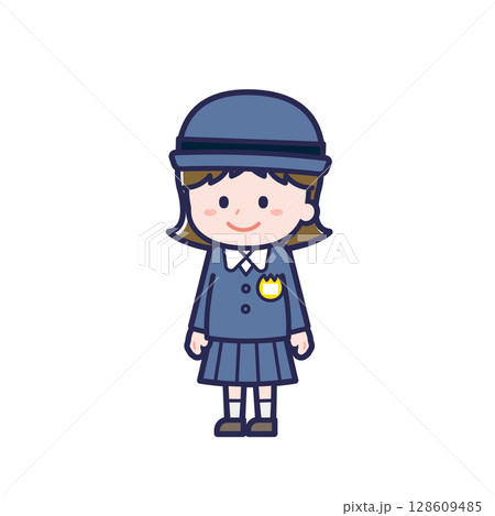 こども／ななめ／女の子 09 128609485