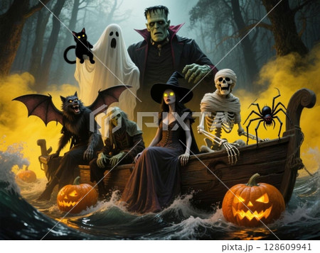 ハロウィンの箱舟 128609941