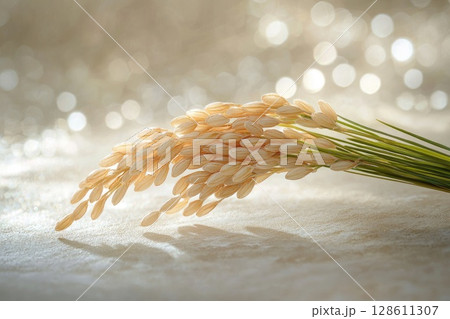 Perfectly Detailed Single Grain of Rice Perfectly Detailed Single Grain of Rice 128611307