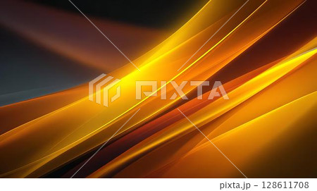 abstract background, blurred waves in the dark 128611708