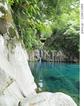 静岡県　景ヶ島渓谷　屏風岩　7月 128612866