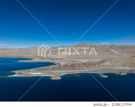 Beautiful lake landscape in Tibet,China Beautiful lake landscape in Tibet,China 128613764