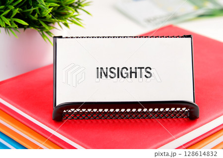 Concept word INSIGHTS. Business, Technology, Internet and network concept 128614832