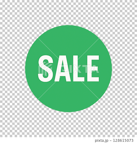 A green pop icon to inform customers of sales, a green SALE mark, and eye-catching white text to indicate sales A green pop icon to inform customers of sales, a green SALE mark, and eye-catching white text to indicate sales 128615073