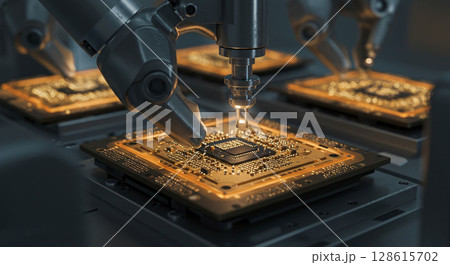 AI半導体製造装置　チップマウンター 128615702