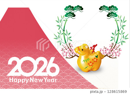 2026年賀 2026年賀 128615869